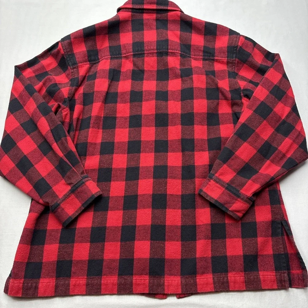 Jones New‎ York Women's Lg Red & Black Buffalo Plaid Jacket